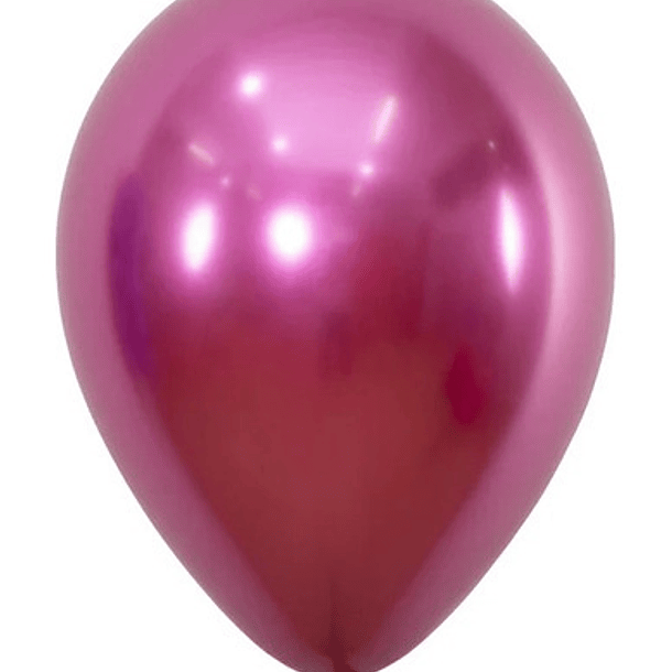 Globos Latex Reflex R12 50 Unid Globos De Color Fucsia