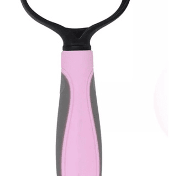 Cepillo Quita Nudos Dematting Deslanador Para Pelo Muerto Grande Color Rosa Chicle 1