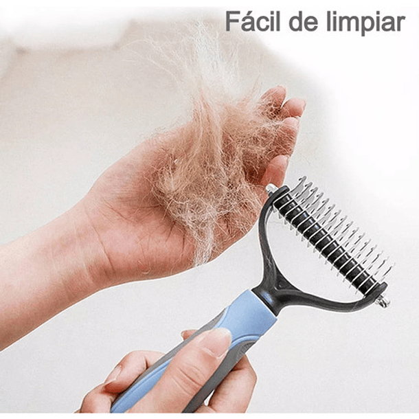 Cepillo Quita Nudos Dematting Deslanador Para Pelo Muerto Grande Color Rosa Chicle 4