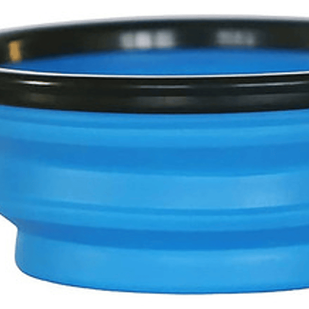 Plato De Goma Plegable Portatil Plato Mascotas Portatil 833 Color Azul 9