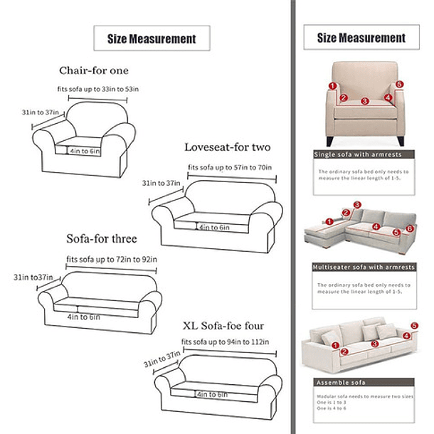 Cubre Sofá Sillón Algodón 100% Turco Original 3+1+1 Beige 6