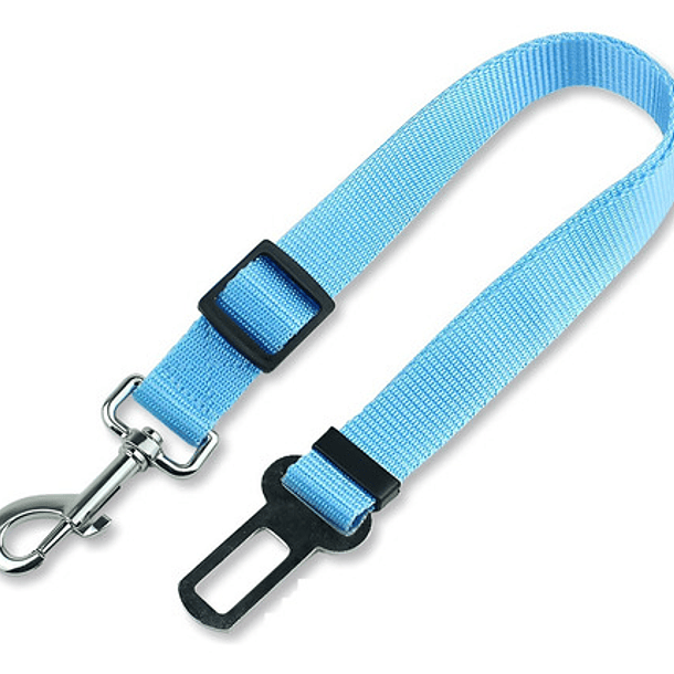 Correa Perros Auto Cinturon Seguridad Correas Cinturon Gatos Color Celeste 5