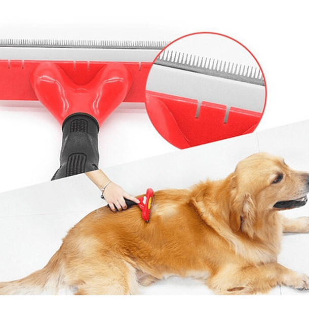 Cepillo Peine Perro Pelo Largo M Deslanador Premium Funamei Color 8