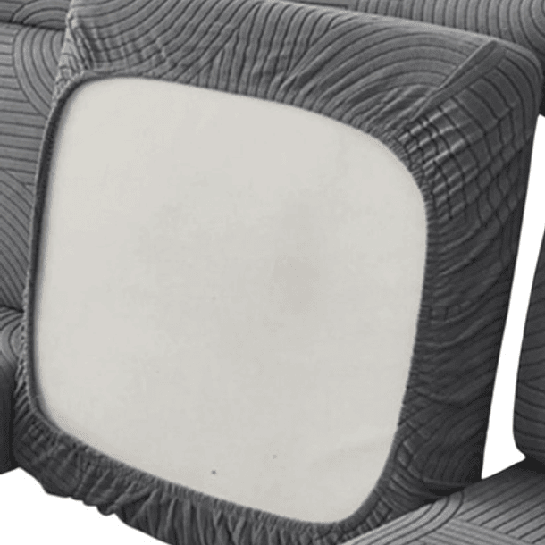 Pack De 5 Fundas De Asiento Para Cojines De Sofa  Cuadrille 5
