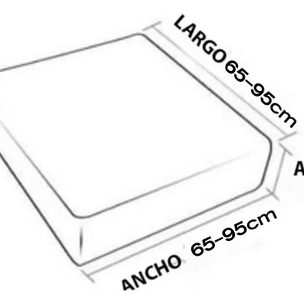 Pack De 5 Fundas De Asiento Para Cojines De Sofa  Cuadrille 8