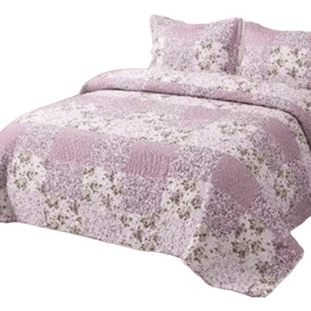 Cubrecama Quilt De Verano + Juego De Sabanas 2 Plazas 24