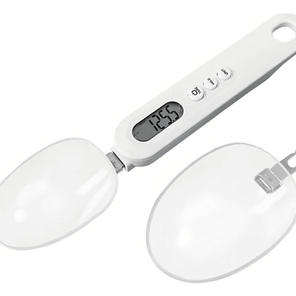 Cuchara Gramera Digital Medidora Pesa 500 Gramos Capacidad Máxima 500 G Color Blanco 1