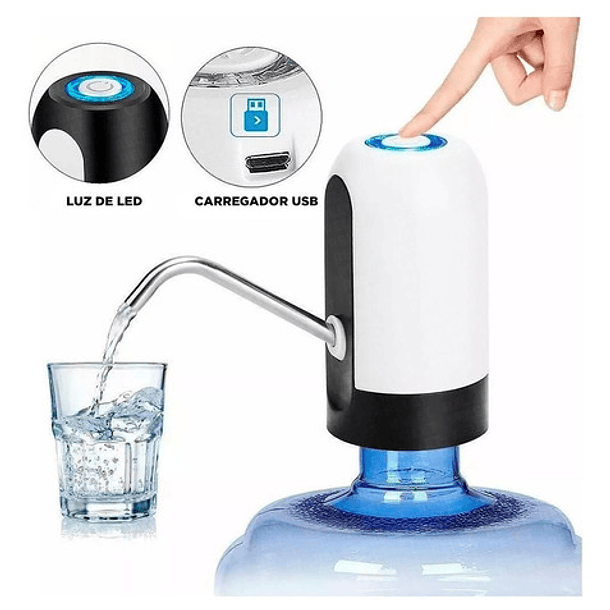 Bomba Eléctrica Usb Recargable Haiz Para Galón De Agua De 20 Litros 3