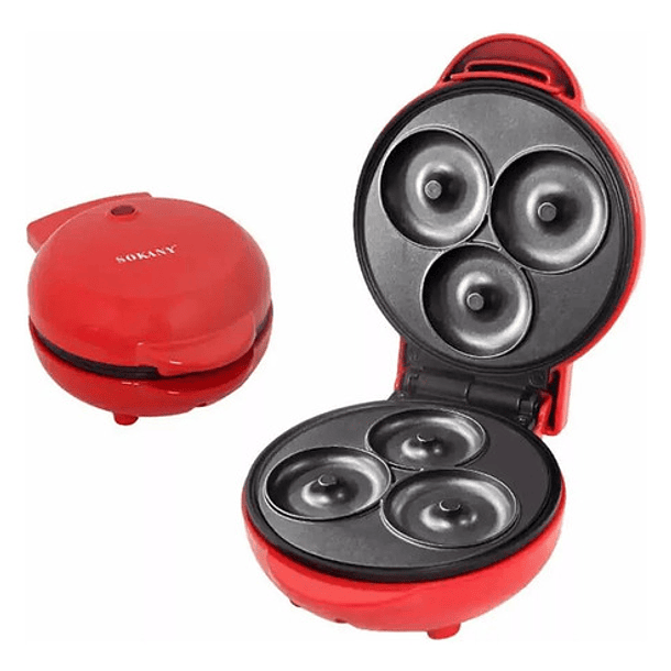 Máquina Para 3 Mini Donas Postres Donuts Antiadherente 1
