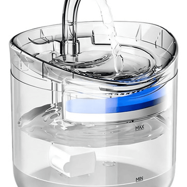 Tlpb Fuente Para Gato Bebedero Para Mascotas Color Trasparente 1