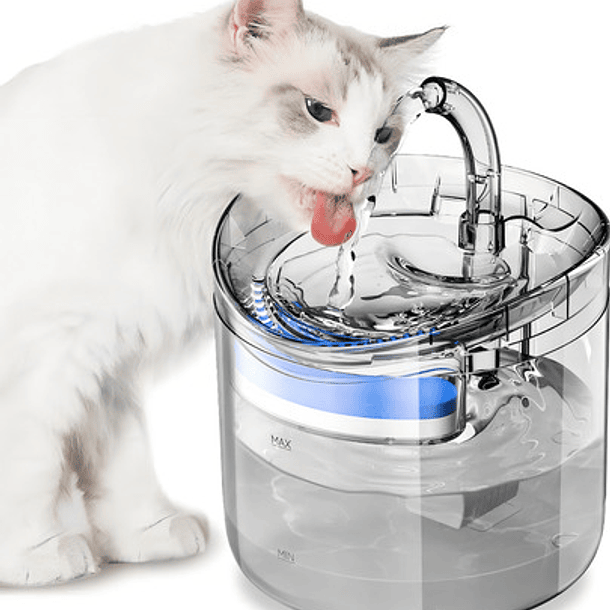 Tlpb Fuente Para Gato Bebedero Para Mascotas Color Trasparente 7