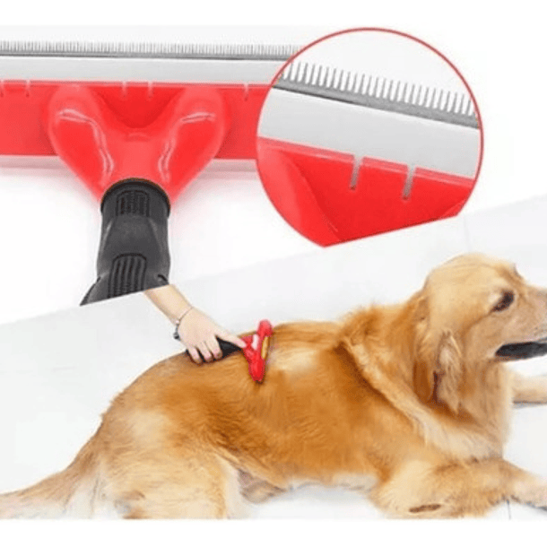 Cepillo Peine Perro Pelo Corto M Deslanador Premium Color Unico 4
