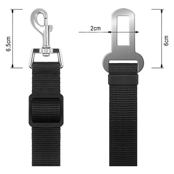 Cinturon Seguridad Mascota Perro Auto Ajustable Correa Arnes Azul 12