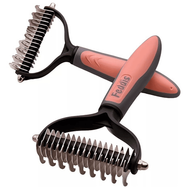 Cepillo Removedor De Pelo Mascota Quita Pelos Perro Peine Color Rosado 5