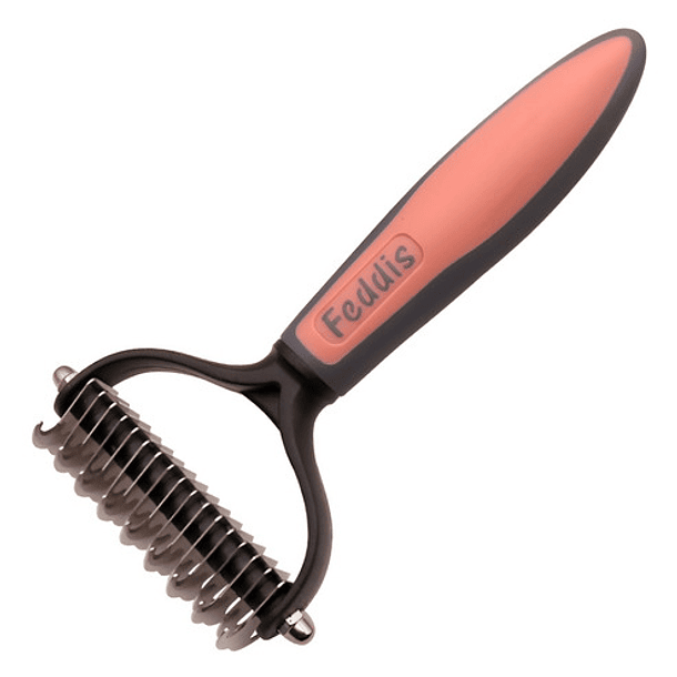 Cepillo Removedor De Pelo Mascota Quita Pelos Perro Peine Color Rosado 9