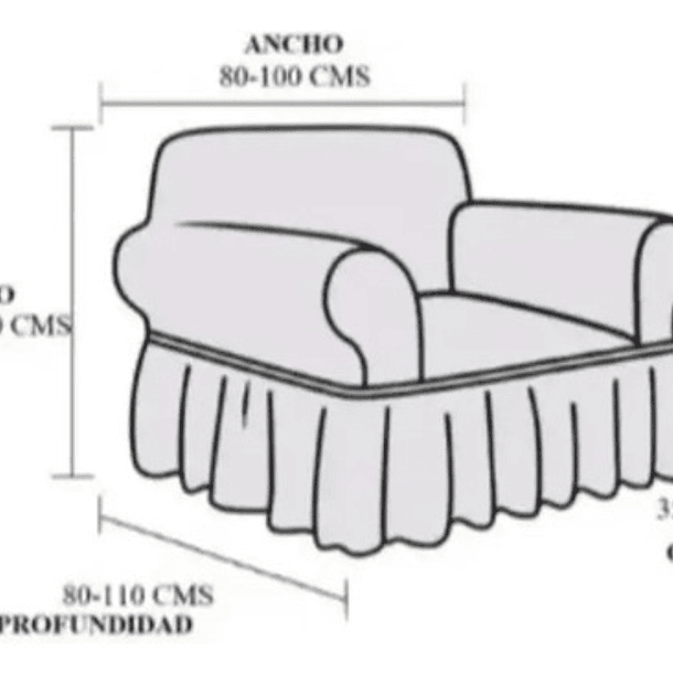 Cubre Sofá Sillón 100% Turco 3+1+1 ! Color Rojo Italiano Turco 3-1-1 3