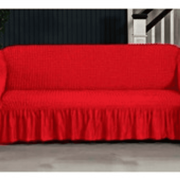 Cubre Sofá Sillón 100% Turco 3+1+1 ! Color Rojo Italiano Turco 3-1-1 4