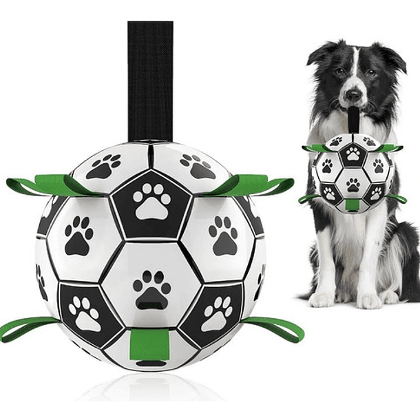 Pelota De Fútbol Para Perros Con Correas, Juguetes Interacti