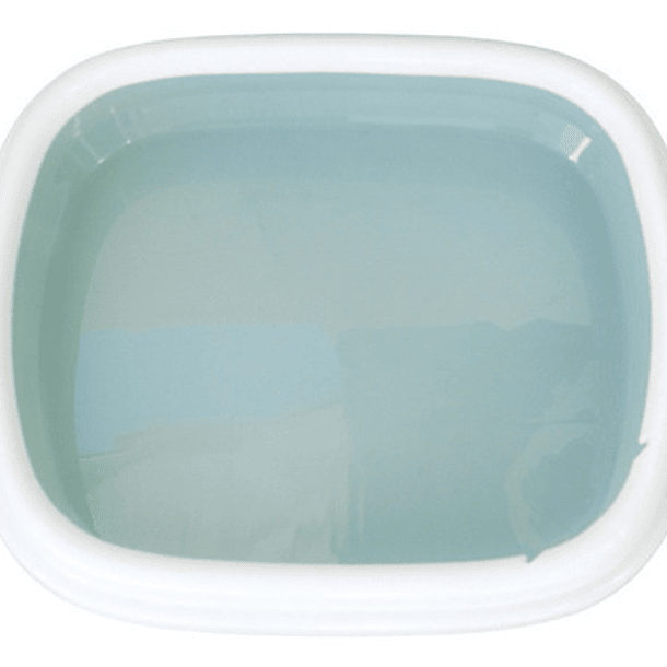 Arenero Para Gatos Con Pala Recogedora Mediana 47x40x14 Cm Color Azul 4