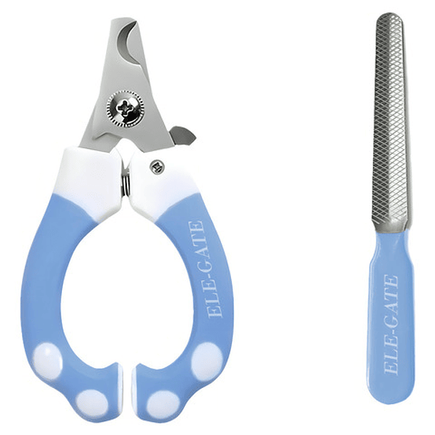 Corta Uñas Mascotas Lima Tipo Alicate Seguro Protección Color Azul/rosa Tamaño De La Mascota Recomendado Mediano 1