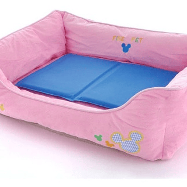 Manta Gel Frío Fría Para Mascotas M:40x50 Cm Perro Gato Color Burbuja Azul 5