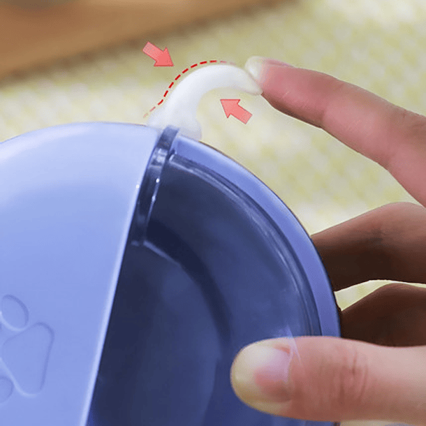 Plato Mamadera Pará Cachorros Perros Gatos Mascotas Color Rosa 9