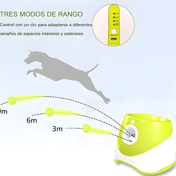 Lanzador De Pelotas Automatico Roro Juguete Interactivo Perros Lanza Pelota 5