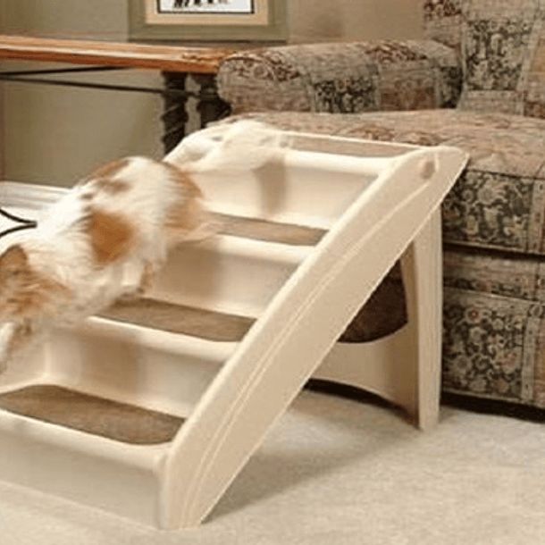 Escalera Para Perro O Gato Mascotas Solvit. Color Beige 2