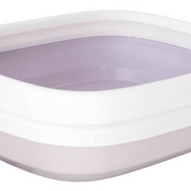 Arenero Para Gatos Con Pala Recogedora Pequeña 40x33x12 Cm Violeta 5
