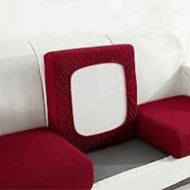 Pack De 6 Fundas De Asiento Para Cojines De Sofa  Cuadrille 20