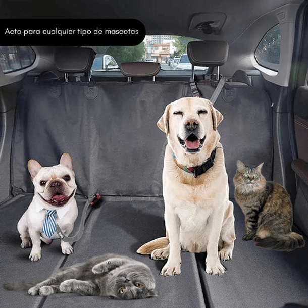 Lona Funda Manta Protectora Cubre Asiento Auto Para Perros 5