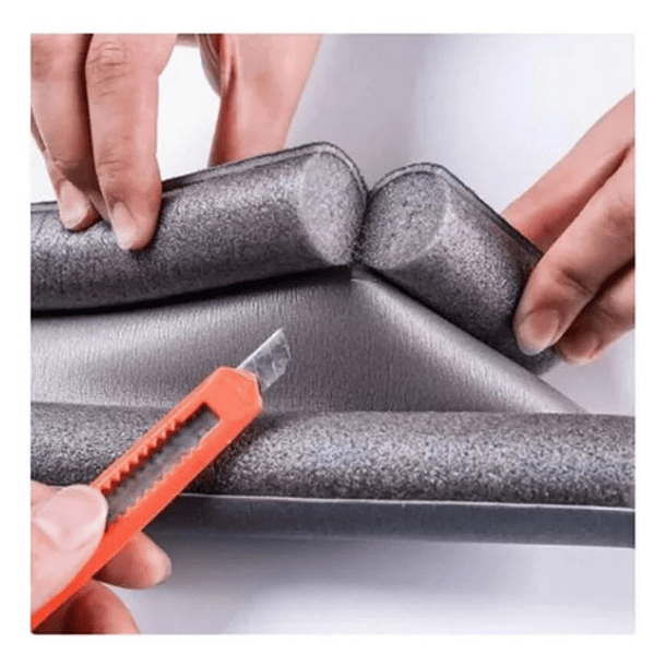 Oem Aislante Para Puertas Y Ventanas Color Negro 90 Cm Diseño Liso 1 Unidad 5