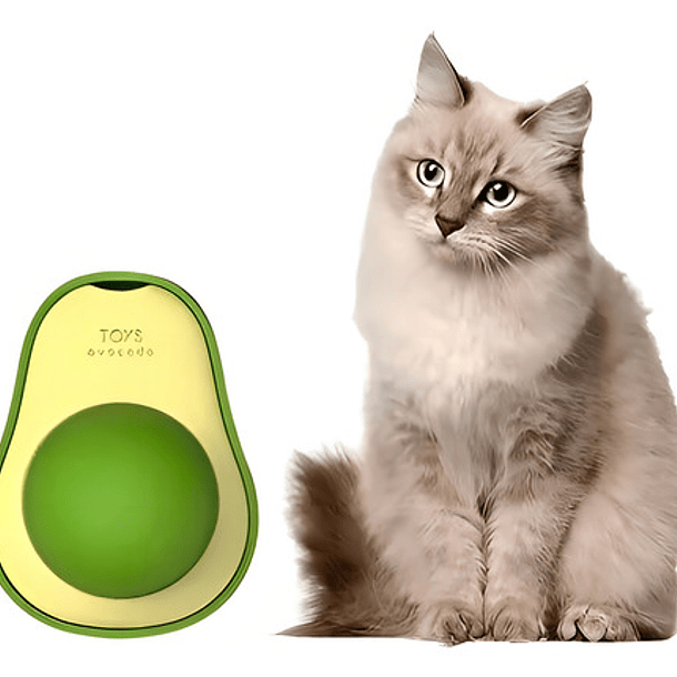 Juguete Interactivo De Aguacate Con Hierba Gatera Para Gatos, Color Verde 10