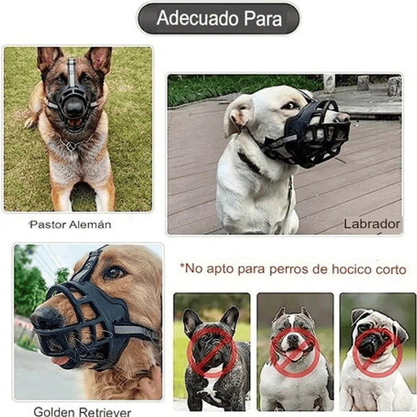 Bozal Perro Grandes Bozal Para Perro Bozal Perro Grande Xxl Color Negro 4