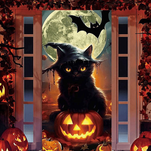 Fundas de Puertas decorativas HALLOWEEN 1
