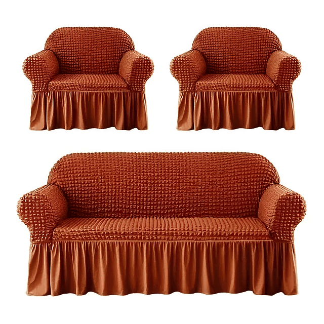 JUEGO CUBRE SOFA 3+1+1 / CUBRE SILLON