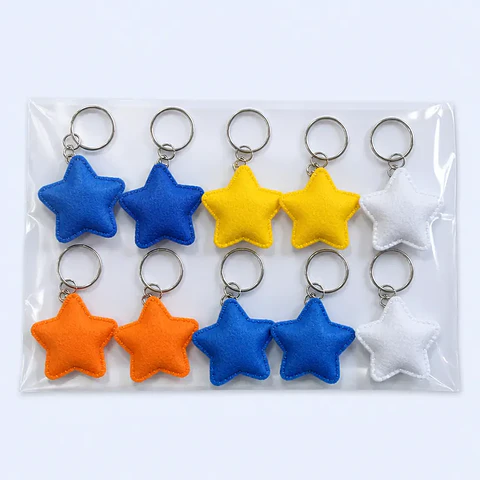 Llavero estrella personalizable