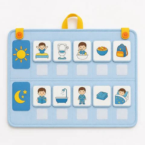 Panel de rutinas visuales