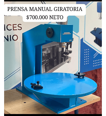 PRENSA MANUAL GIRATORIA