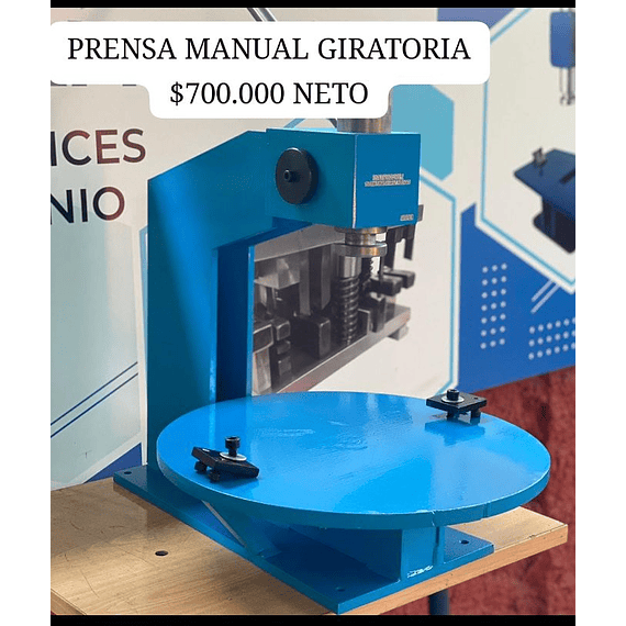 PRENSA MANUAL GIRATORIA