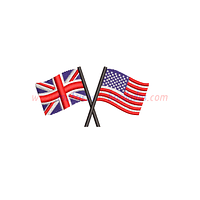 UP18CV - Banderas Estados Unidos y Reino Unido