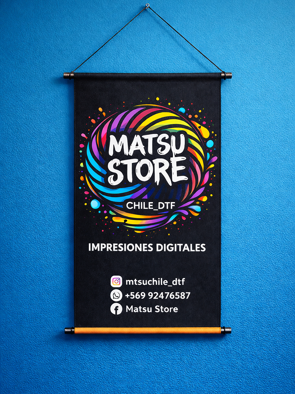 Pendón colgante 30x60cm  1