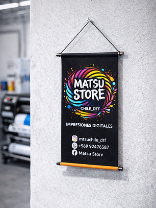 Pendón colgante 80x100cm