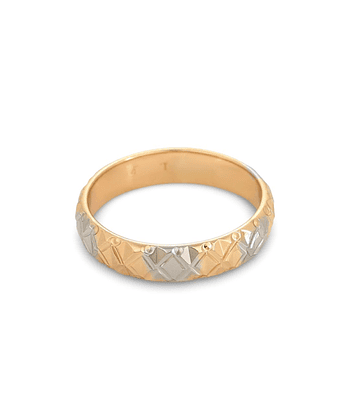 Anillo Simone bañado en oro