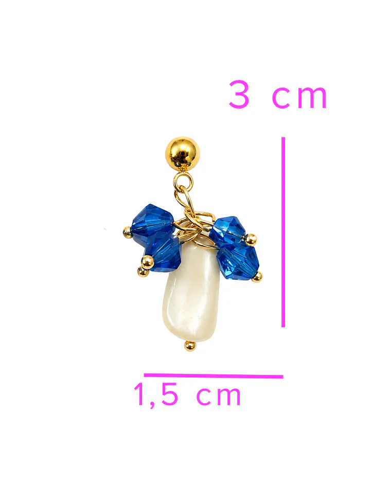 Aros Rocio Azules