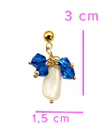 Aros Rocio Azules