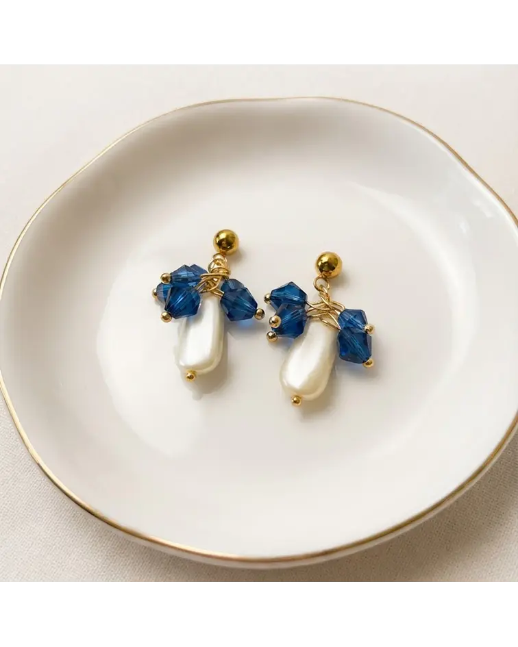 Aros Rocio Azules