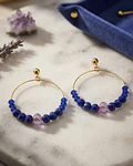 Aros clara azul