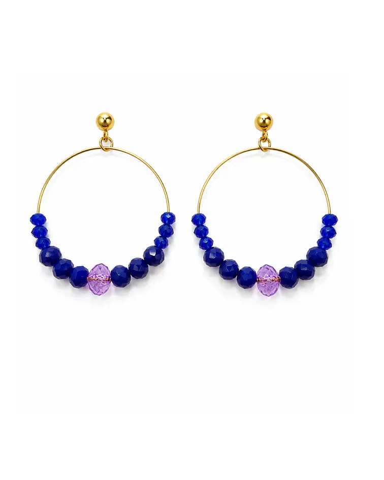 Aros clara azul