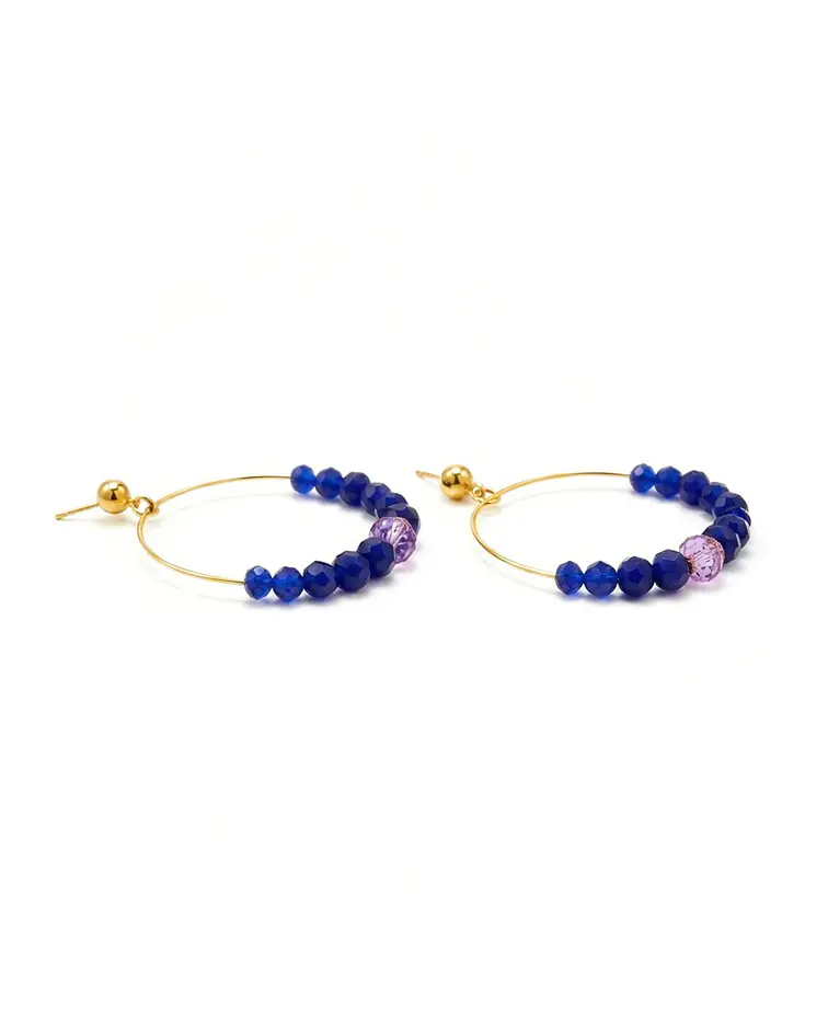 Aros clara azul